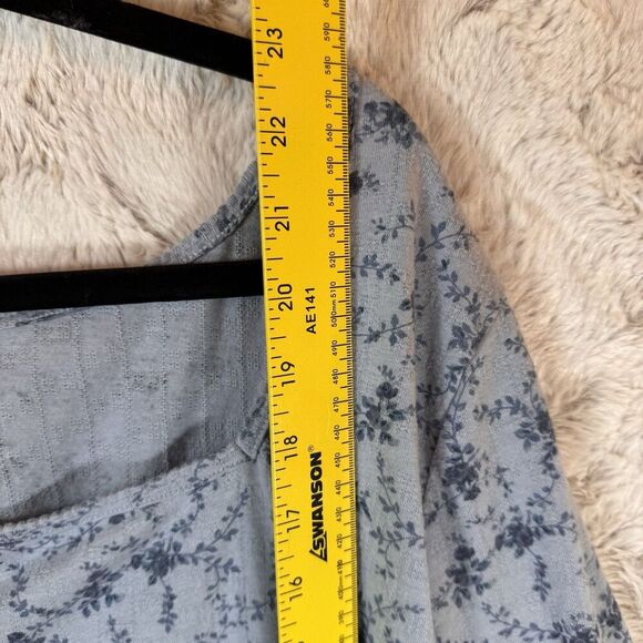 Lucky Brand Blue Floral Blouse - Picture 14 of 14